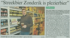 Streekbier Zonderik is plezierbier